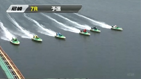 戸田競艇場のレース映像