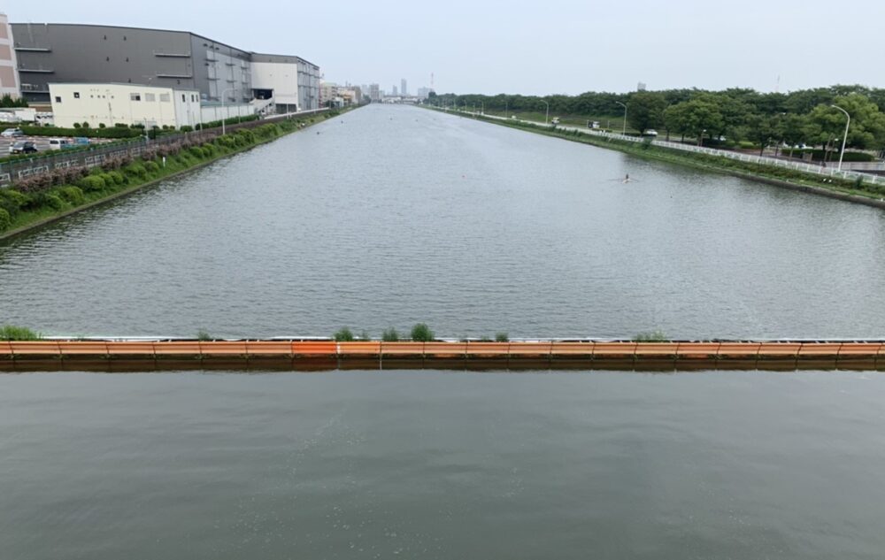 戸田競艇 プールのような設計の静水面