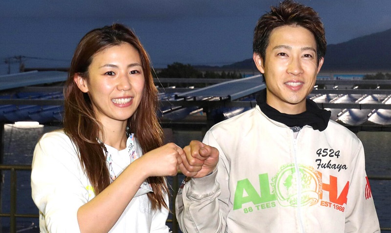 競艇選手で結婚したカップル（美人妻厳選）深谷知博 ＆ 鎌倉涼