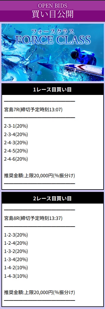 パスゲートの有料予想（1月1日）