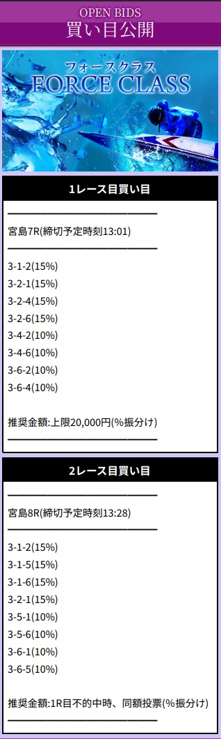 パスゲートの有料予想（1月9日）